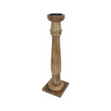 Natural Pillar Candleholder