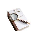 Brown Check Magnifying Glass
