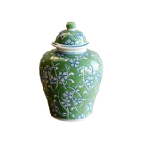 Green and Blue Ginger Jar