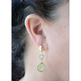 Green Amethyst Earrings