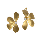 Large Floral Earrings
