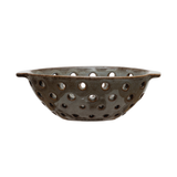 Brown Stoneware Berry Bowl