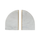 Brass Inlay Bookends s/2