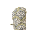 Block Print Oven Mitt