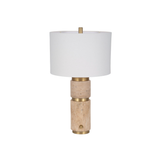Knox Travertine Lamp