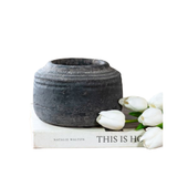 Grey Textured Planter
