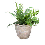 Copper Ruffle Vase