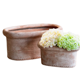 Oval Clay Planter