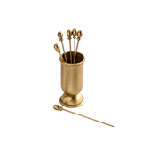 Gold Cocktail Picks