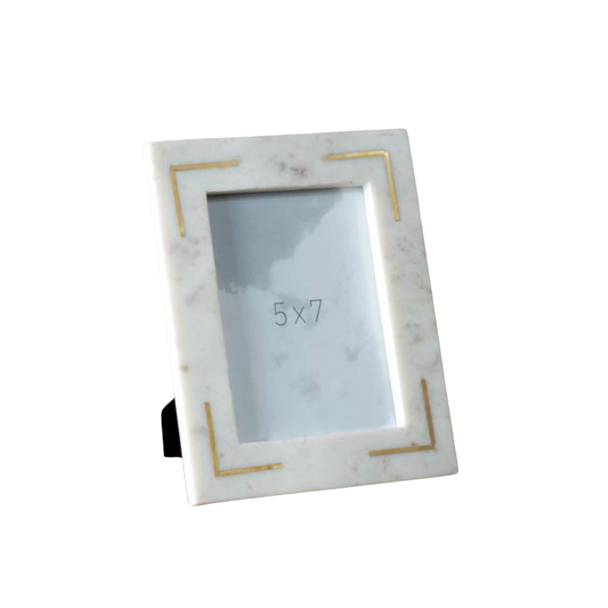 Brass Inlay Marble Frame