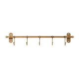 Antiqued Brass Wall Hooks