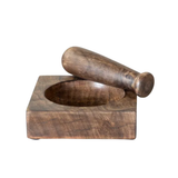 Wood Mortar & Pestle