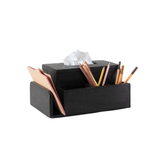 Black Wood Tissue Box Holder