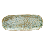 Green Stoneware Platter