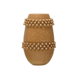 Brown Dotted Vase