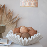 Large Ruffle Cream Bowl