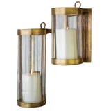 Glass and Brass Mounted Hurricane