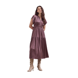 Willow Satin Midi Dress
