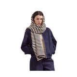 Striped Knitted Scarf