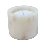White Marble Candle