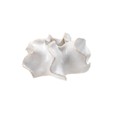 Ruffled Glazed Planter