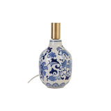 Blue & White Table Lamp