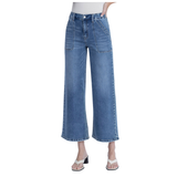 Treylin Elastic Waist Jeans