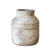 Antique Taupe Jug Vase