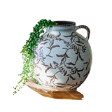 Brown Leaf Vase
