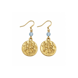 Coin Stone Earrings