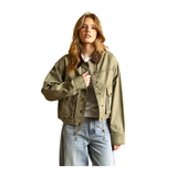 Kit Cropped Utility Jacket