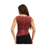 Sev Suede Top