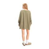Olive Oversized Sweatshirt