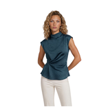 Tess Teal Blouse