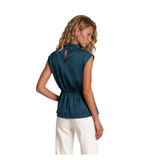 Tess Teal Blouse