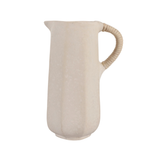 Ivory Paper Mache Pitcher