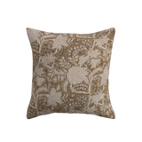 Floral Block Print Pillow