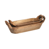 Twisted Handle Dough Bowl