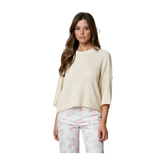 Johnsie Cream Sweater