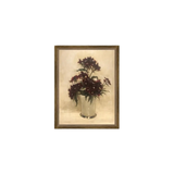Maroon Flowers Art