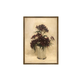 Maroon Flowers Art