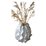 Ceramic Ruffle Vase