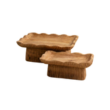 Rectangle Wooden Compote