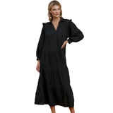 Black Polka Dot Maxi