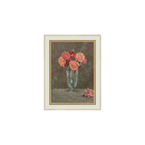 Glass Vase with Roses Art