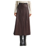 Macklyn Maroon Skirt