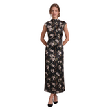 Clara Mock Neck Maxi