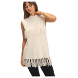 Suki Fringe Sweater Vest