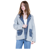 Soho Denim Trim Cardigan