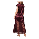 Wrenn Lace Burgundy Dress